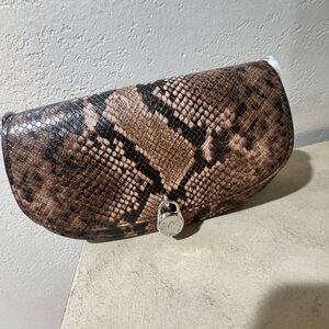 Michael Kors Brown Snake Crossbody